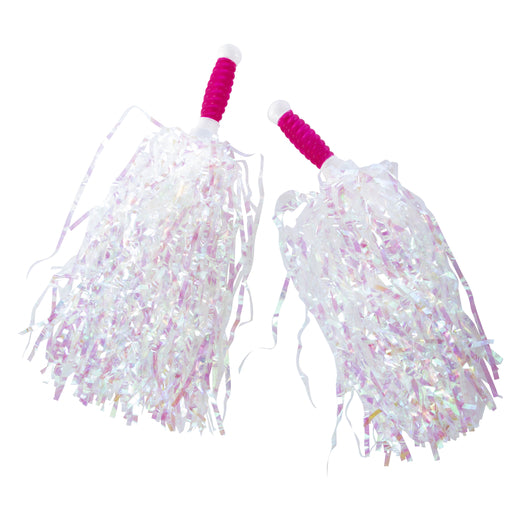Bright Pom Poms,Cheerleading Pom Poms,Sports Cheerleading Pom Pom,White Pom Poms