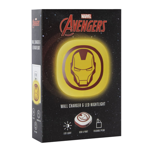 Marvel Avengers Wall Charger & LED Nightlight