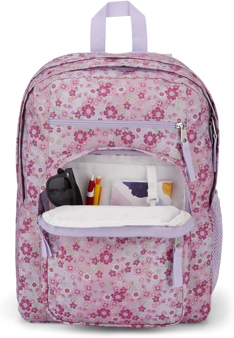 Jansport Floral Big Backpack,Jansport Hot Pink Big Backpack,Heavy Duty