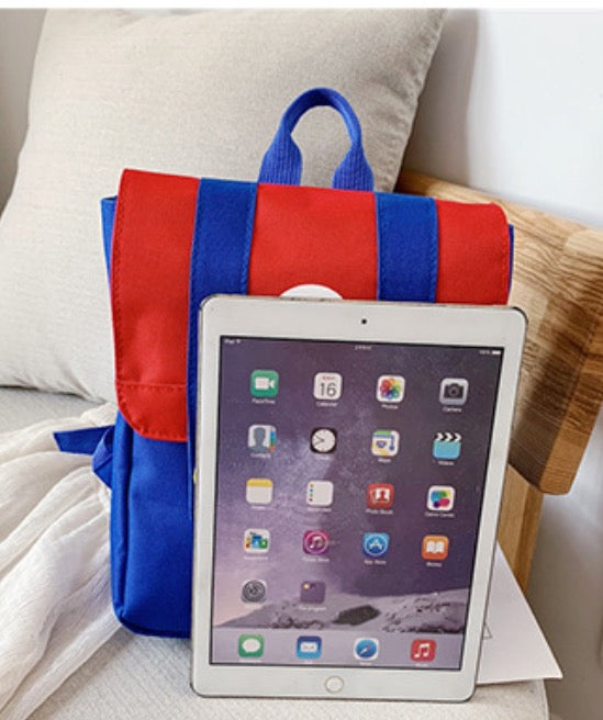 Mario,Luigi Backpack,Canvas Super Mario and Luigi School Stationery Backpack,Toddler,Girl,Child,Boy Bag