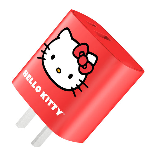 Hello Kitty® Dual Port Wall Charger, USB-A + USB-C