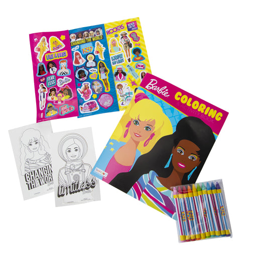 Barbie Super Activity Coloring Big Stationery,Barbie activity set,Summer Girl Coloring Posters,Barbie Stickers
