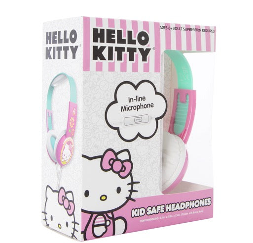 Hello Kitty Headphones,Wired headphones with microphone