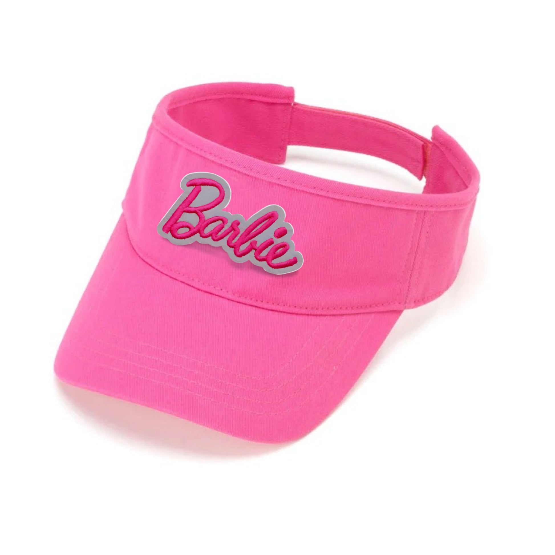 Barbie Visor Hat One Size,Pink Girl Costume,Barbie Back to 80’s and 90’s ,Workout outfit Barbie