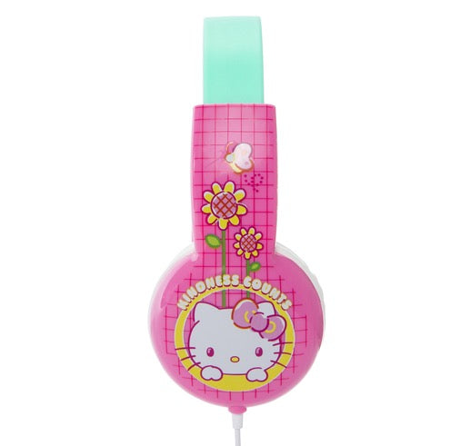 Hello Kitty Headphones,Wired headphones with microphone