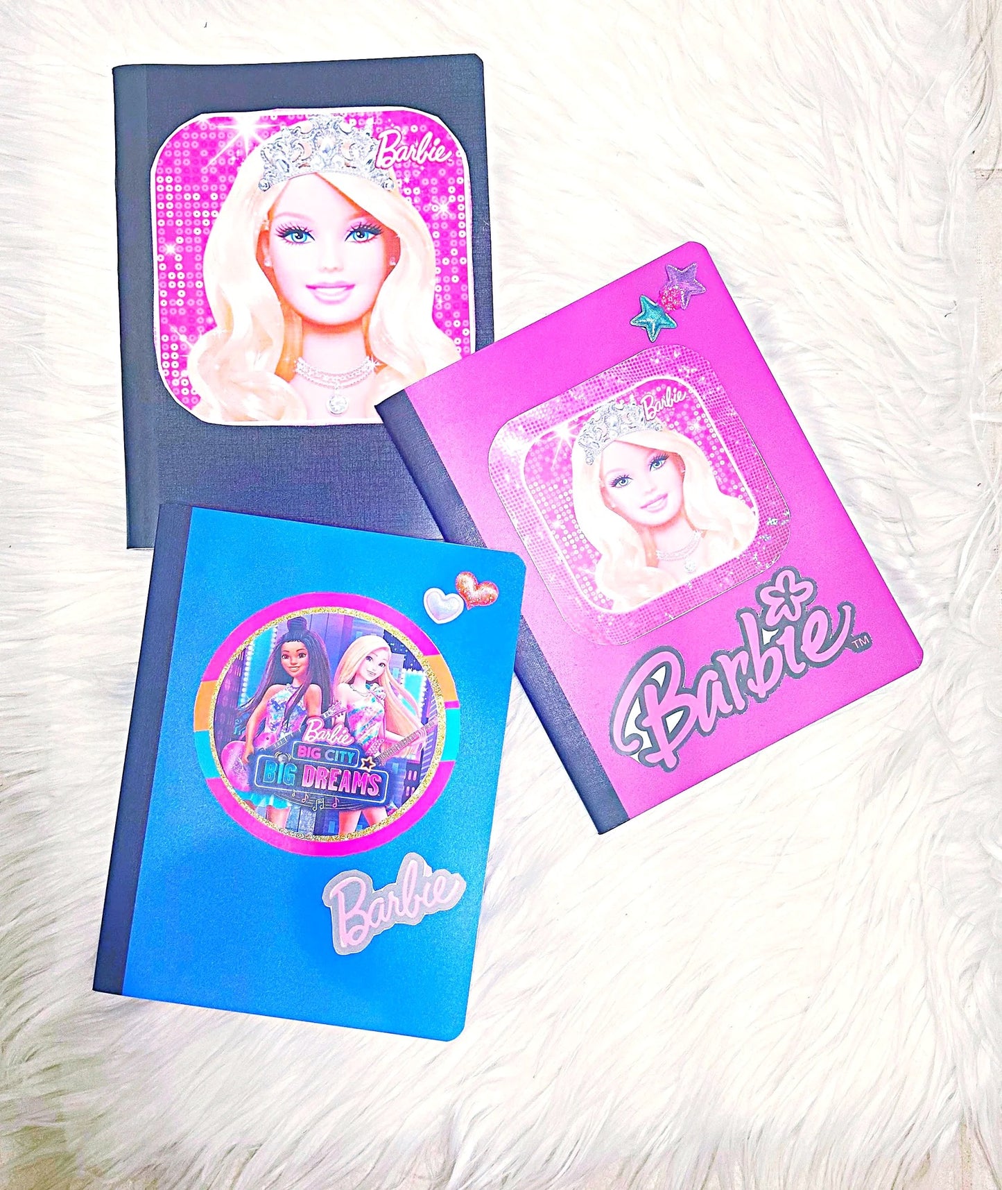 Barbie Notebook and Book sticker,Personalized Barbie Label,Barbie Back to School Stationery Label Sticker Notebook
