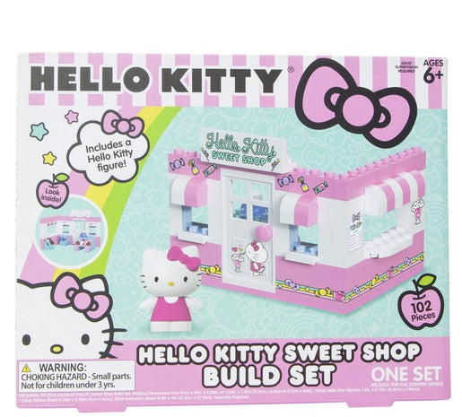 Hello Kitty Build Blocks,Educational Toy for kids,Sweet Candy Shop Hello Kitty Blocks,Toddler to Adults Perfect Gifts