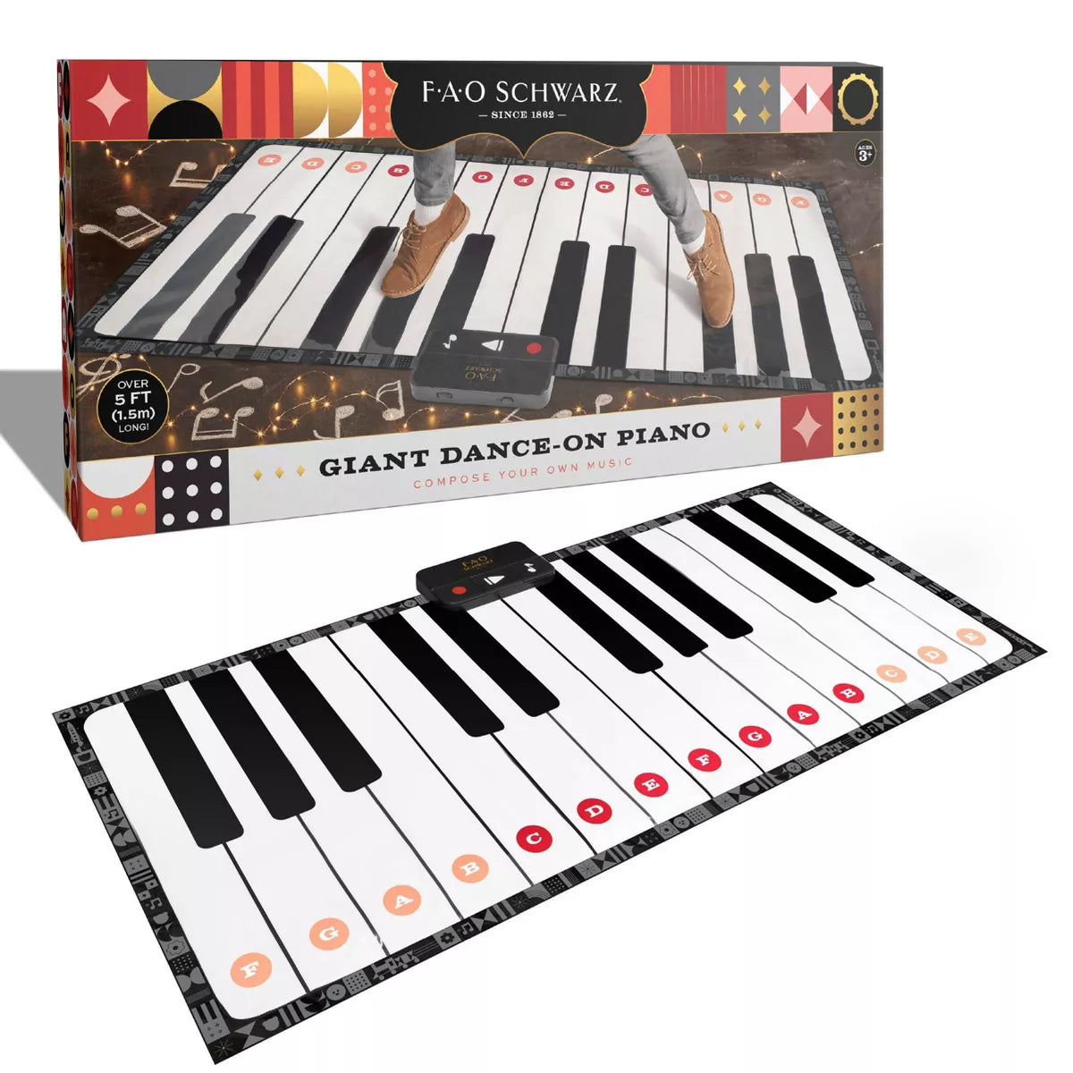 Fao big piano 69" Dance Mat
