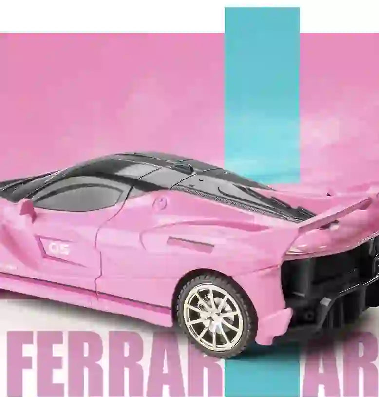 Remote Control Pink Ferrari Corvette High Speed with control