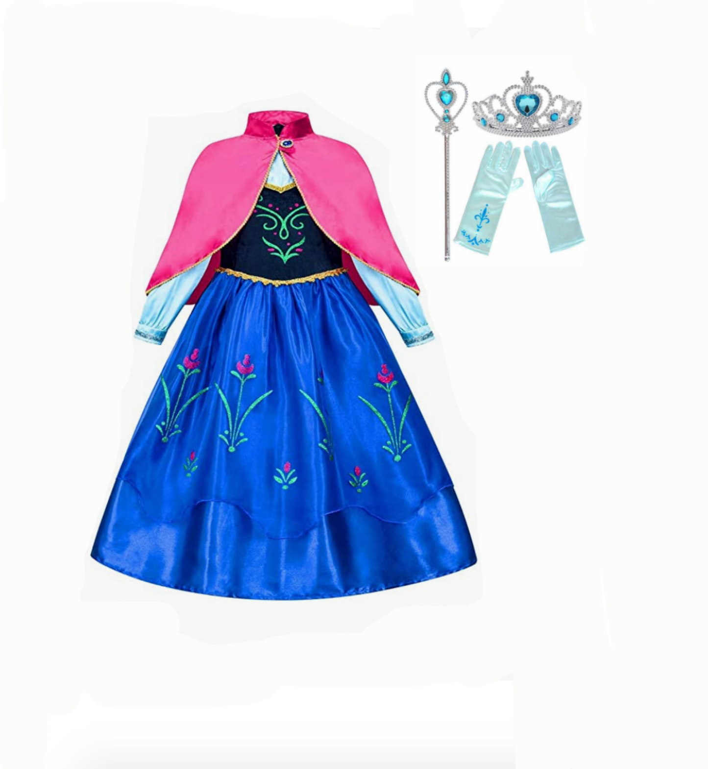 Blue and Magenta Anna Cosplay