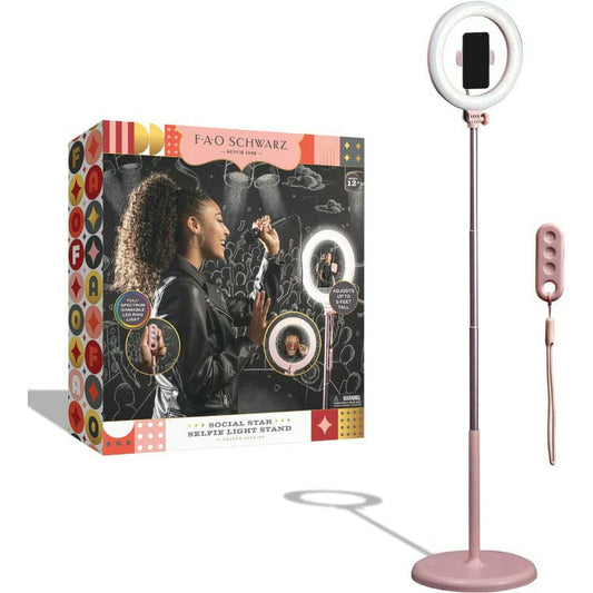 FAO Schwarz Social Star Selfie Light Stand With Remote Control