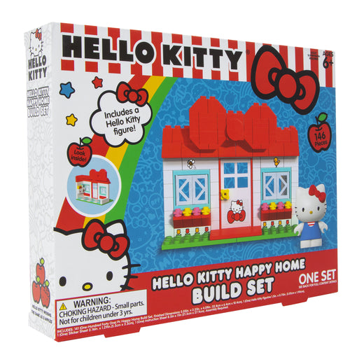 Hello Kitty Build Set & Figure, Happy Home, Lego Build For kids, Nostalgia Build Pieces set