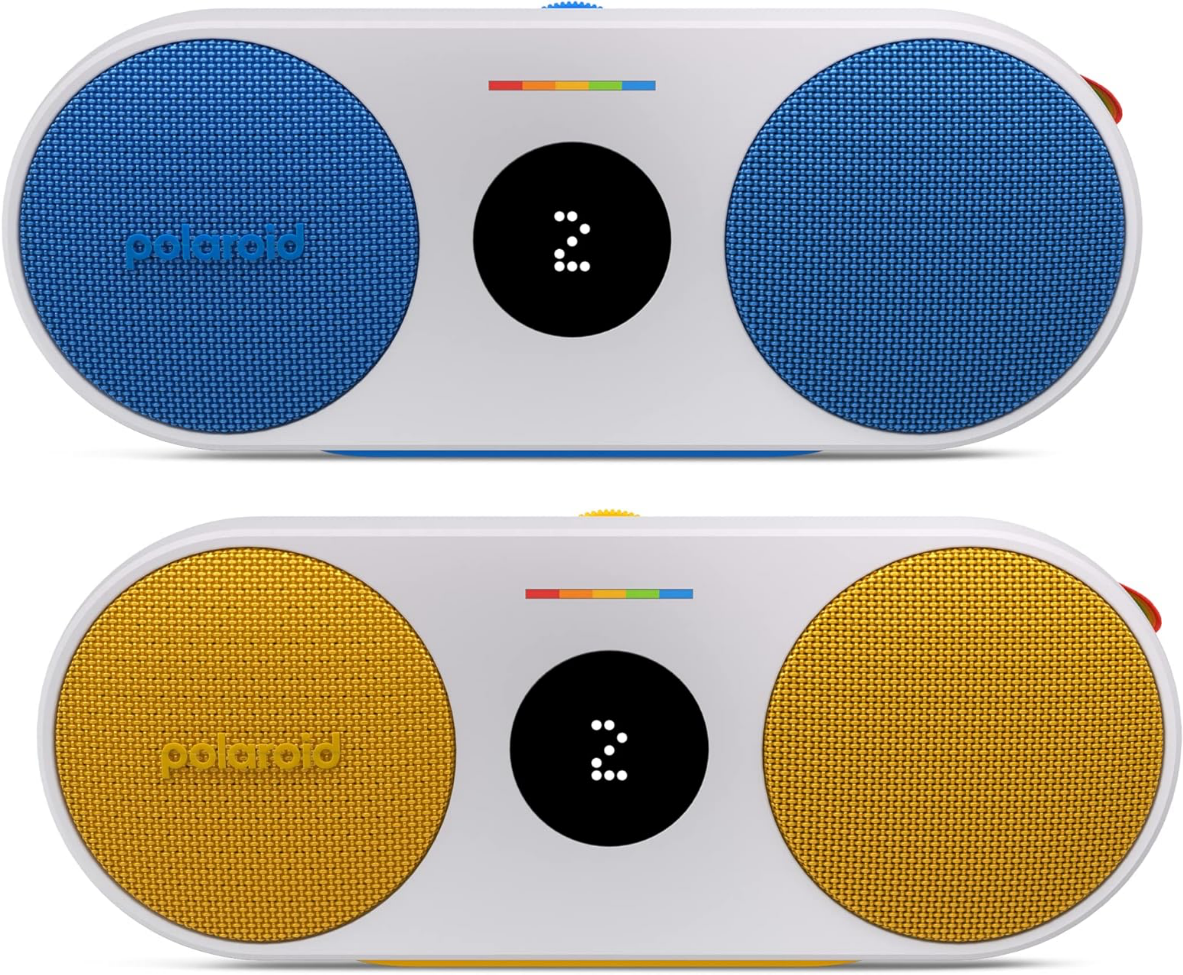Polaroid P2 Music Player blue or yellow,Boomboc,Speakers,Radio Polaroid