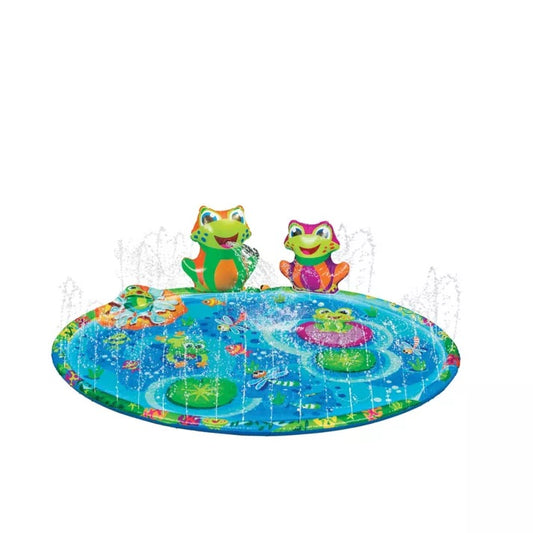 Splash Froggy Mat for toddlers, Summer Pool for Babies, Water Splash