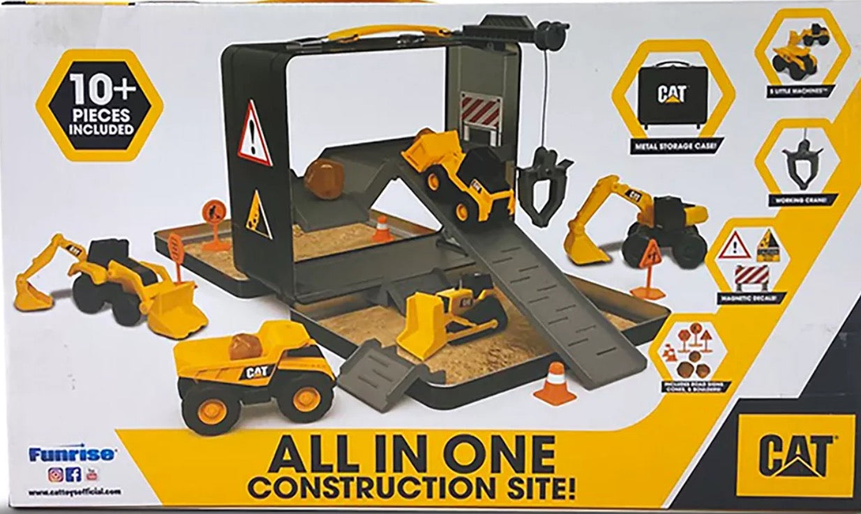 Cat All in One Construction Site/Little Machines Store -N- Go Playset