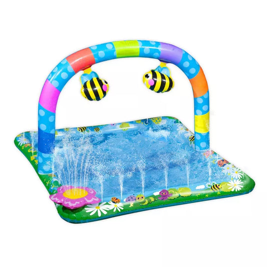 Banzai Baby Inflatable Splash, PVC Toddler Water Day, Gift for Babies, My first Pool day, Bee Birthday Decoration