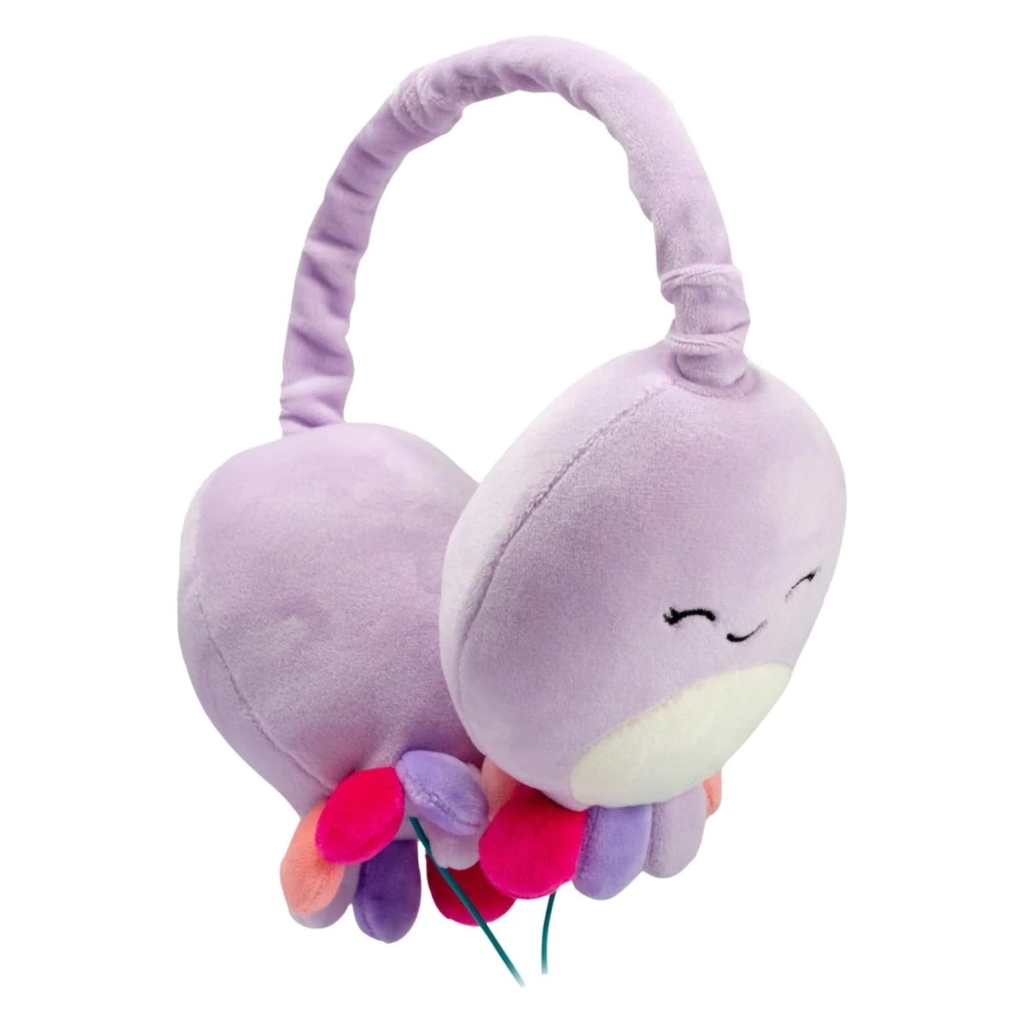 Original Squishmallows Plush Wired Headphones Beula Alicorn For Kids Ages 6+