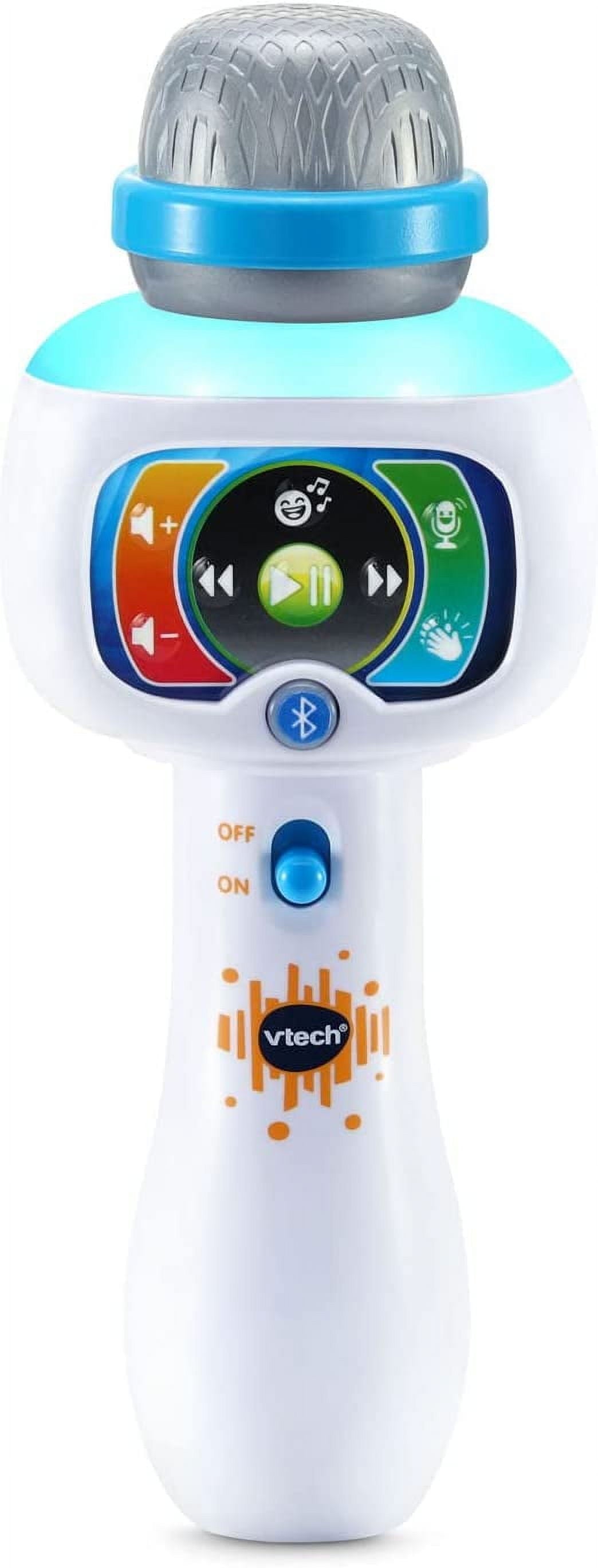 VTech Sing It Out Karaoke Bluetooth Microphone with Wireless Connectivity, for Kids 2-5 Years, White