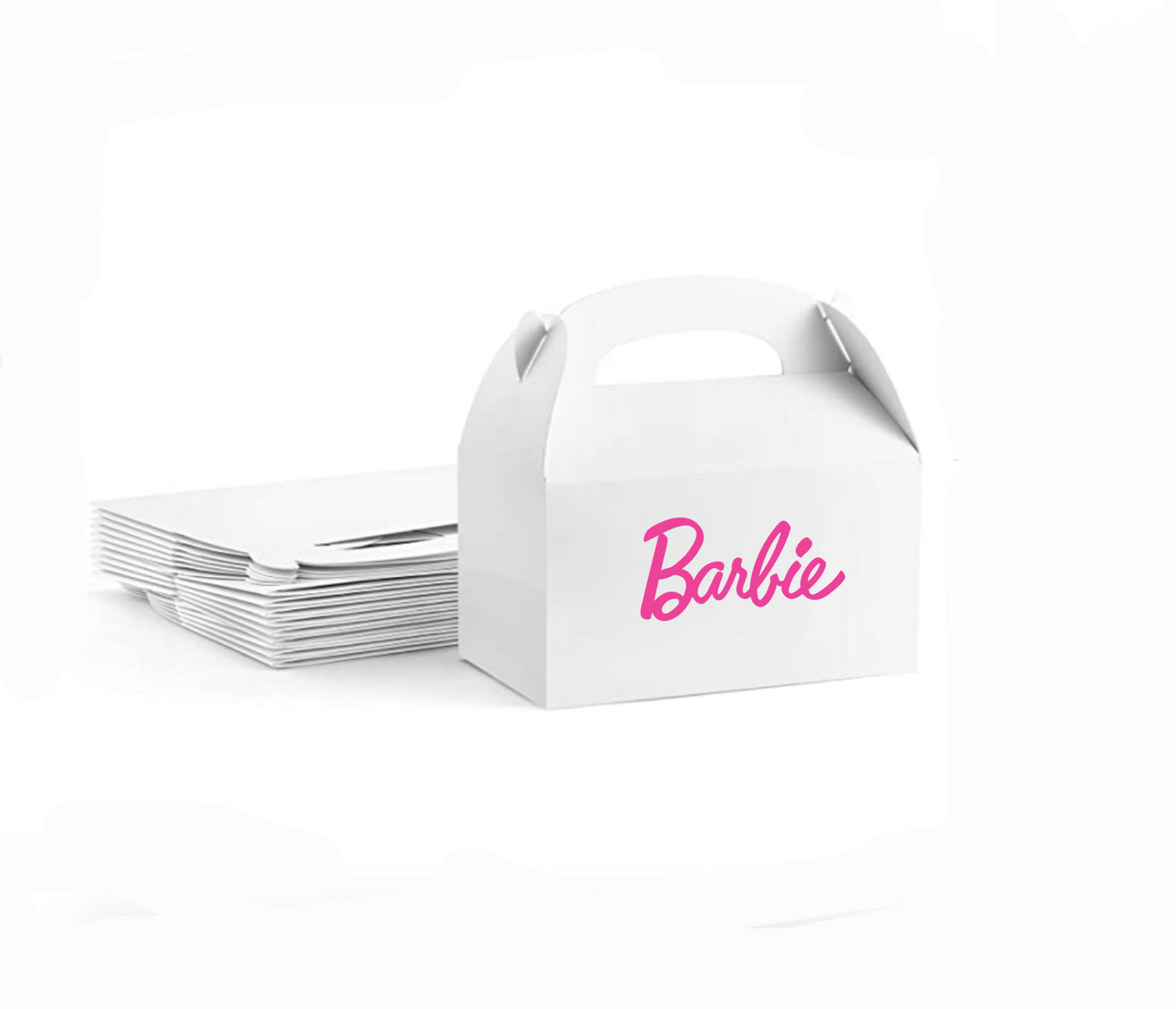 Barbie Cardstock Box ,Fabric Bags, Party Favor, Girl Gift, Decoration, Candy Bag, Tableware