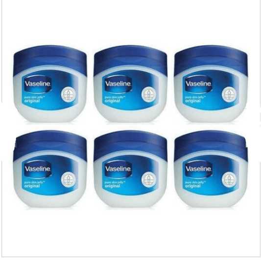 6PK Mini Vaseline Balm 100% Petroleum Jelly Original Vaseline,Skin Protecting Jelly Original,Lip Therapy