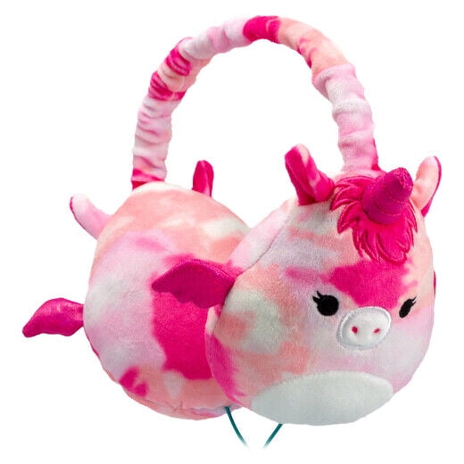 Original Squishmallows Plush Wired Headphones Henley Alicorn For Kids Ages 6+
