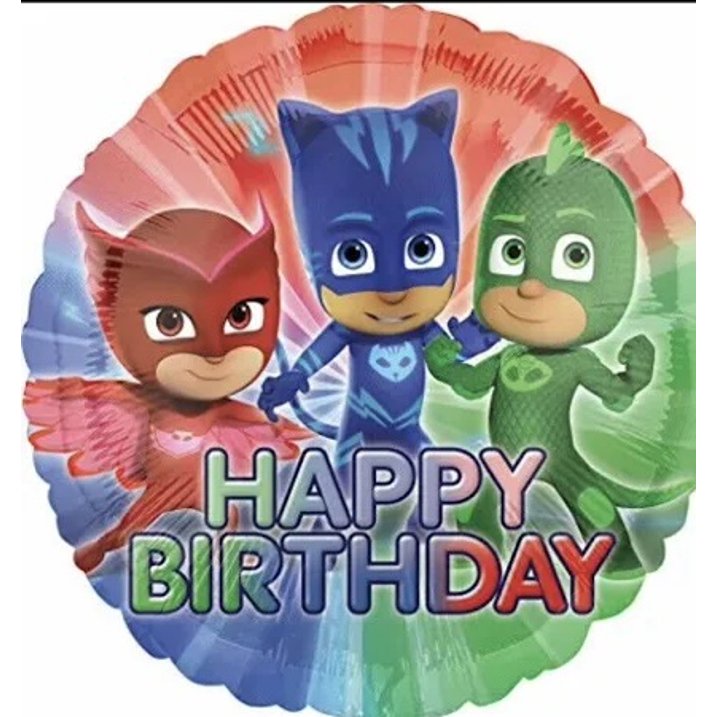 PJ Masks Blue Catboy Foil Balloons (5pcs) Helium Quality Blue Stars Party Decoration