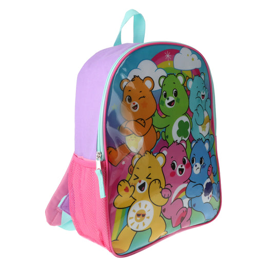 Care Bears Vinyl Backpack, 17’ inches backpack,Girl,Toddler,Back to School