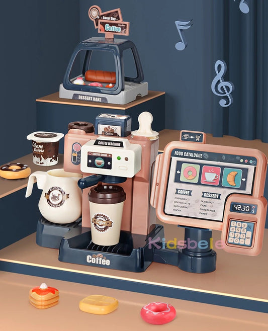 Kids Coffee Machine With Cash Register