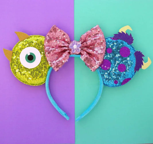 Monster Inc. University,Accesories,Headbnd,Ears,Toddler,Women,Sulley,Mike,Disney trip