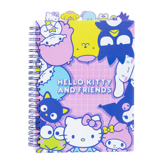 Hello Kitty notebook journal,5 divisions