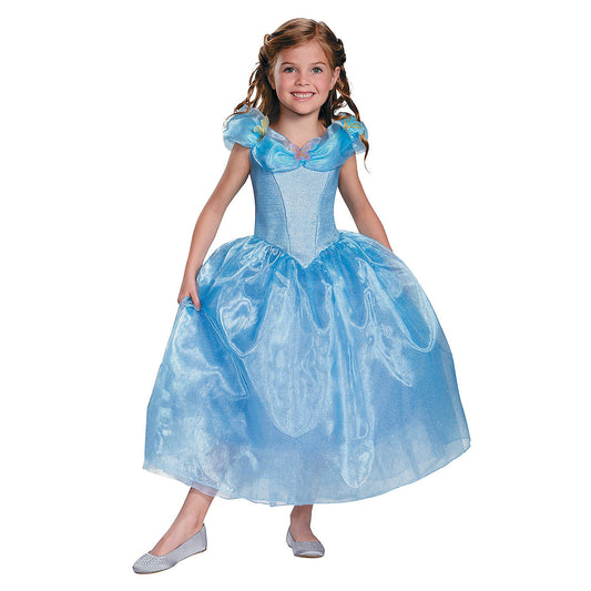 Disguise Girls' Cinderella Movie Deluxe Costume, 4-6X