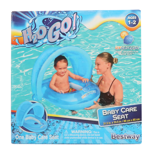 Baby Seat Pool Float with Canopy, Baby Floatie, Summer Pool Float, Baby floatie with Canopy, Pool Safety Floatie