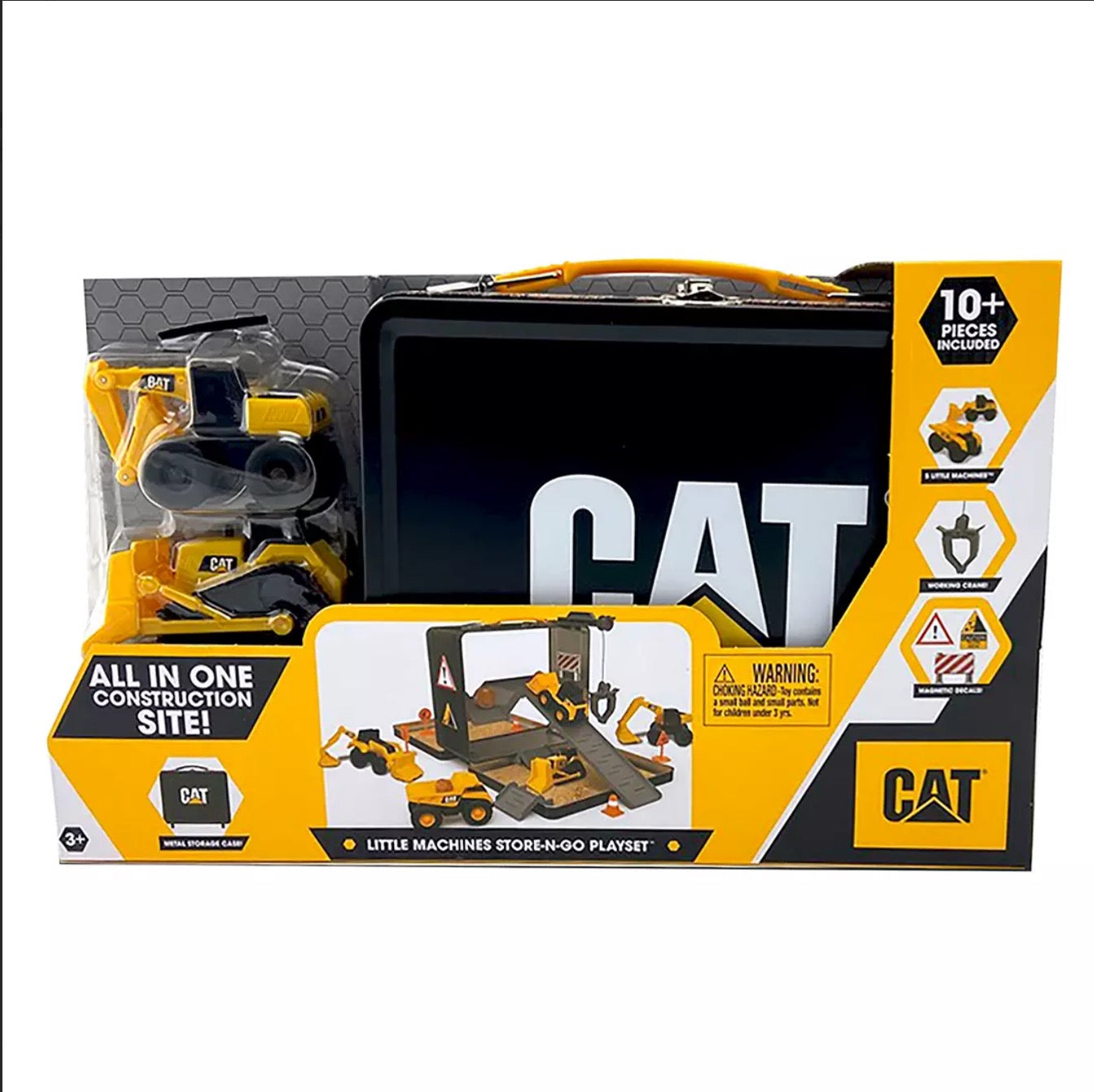 Cat All in One Construction Site/Little Machines Store -N- Go Playset