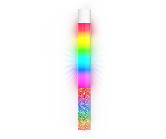 Glitter Rainbow Bluetooth Wireless Speaker LED Wand