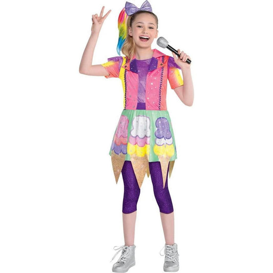 Ice Cream Cone JoJo Siwa Halloween Costume for Girls- Nickelodeon, Medium (8-10)