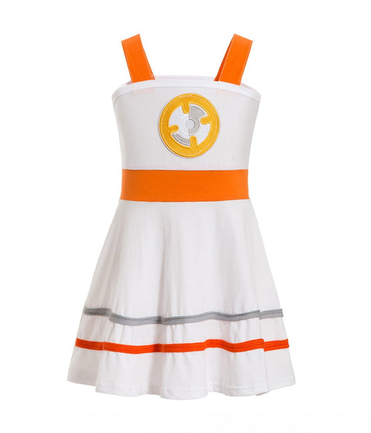 Kids BB-8 Costume Girls Dress Cosplay Costume BB8 dress