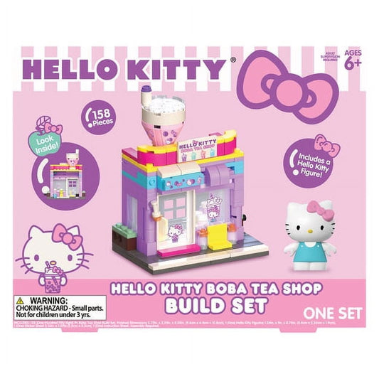 Hello Kitty Boba Tea Shop Build Set & Figure Blocks Lego