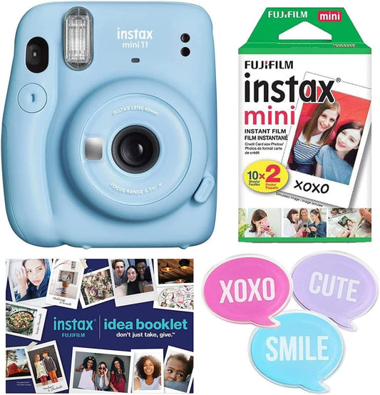 Fujifilm Instax Mini 11 Blue Holiday Bundle