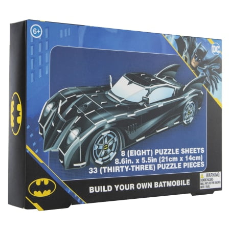 DC Build Your Own Batmobile 3D Puzzle 33-Piece