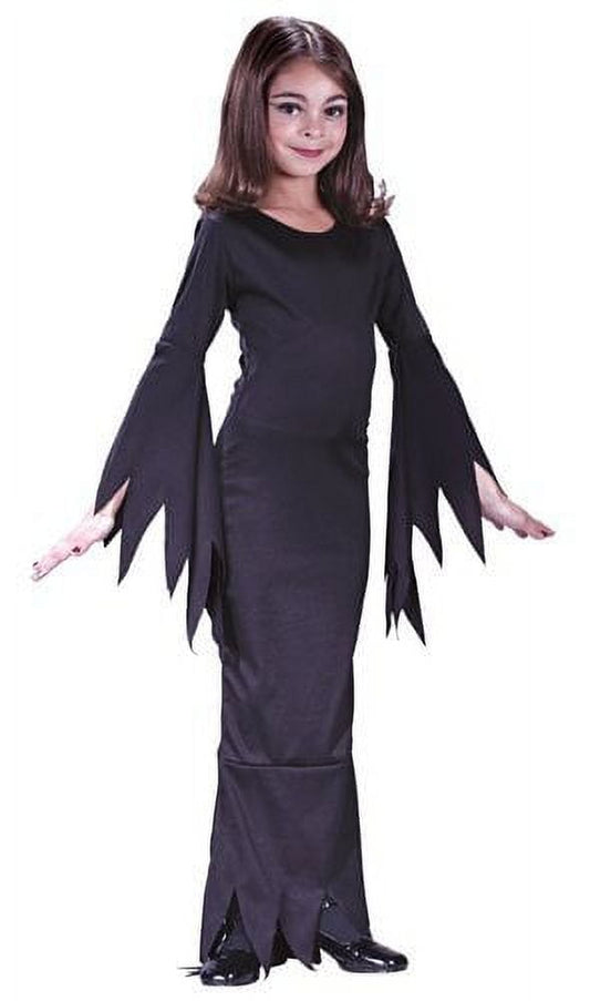 Fun World Little Girls Morticia Costume Childrens Costume Black Small