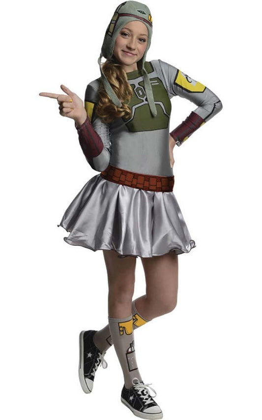 Boba Fett Tween Dress Costume - Star Wars, Small