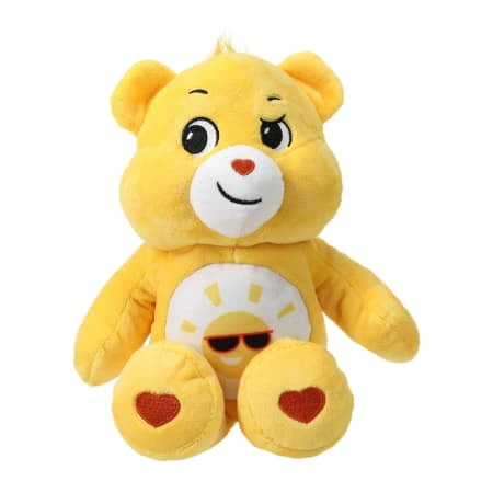 Bright Yellow Care Bears Love The Earth Plush 11 in Yellow Tie Dye Stuffed Bear