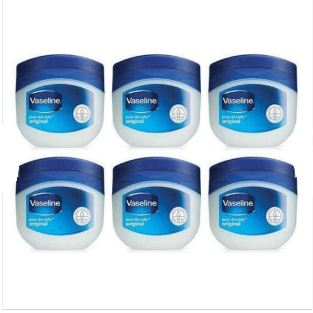 6PK Mini Vaseline Balm 100% Petroleum Jelly Original Vaseline,Skin Protecting Jelly Original,Lip Therapy