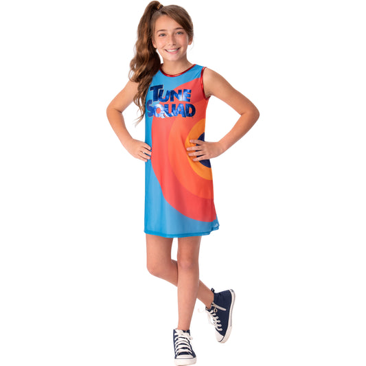 Rubies Space Jam Tune Squad Team Jersey Dress Child Halloween Costume