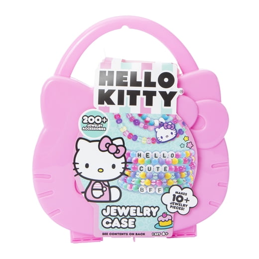 Hello Kitty Jewelry Making Kit & Case with 200+ Accessories for Girls Ages 6 and up