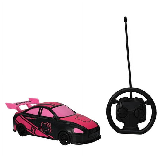 Hello Kitty Remote Control Racing Car With Wheel Controller