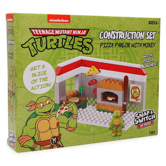 Teenage Mutant Ninja Turtles Construction Set Pizza Parlor with Mikey- 80 Pieces